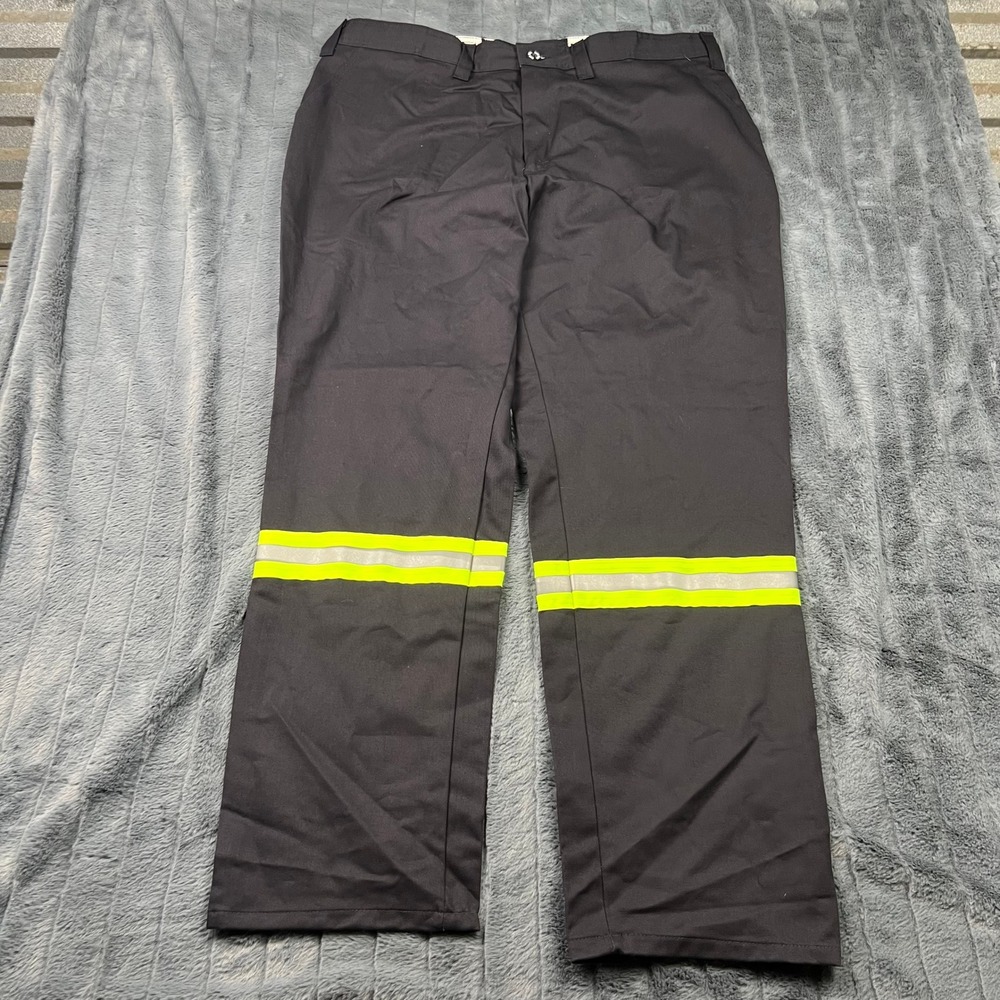 Big Bill RT1900 Welders Work Pants Navy Reflective Trim 42x32 Made in Canada